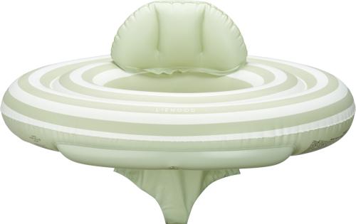 Liewood | Dawn Baby Swim Ring - Stripe Dusty Mint/Creme