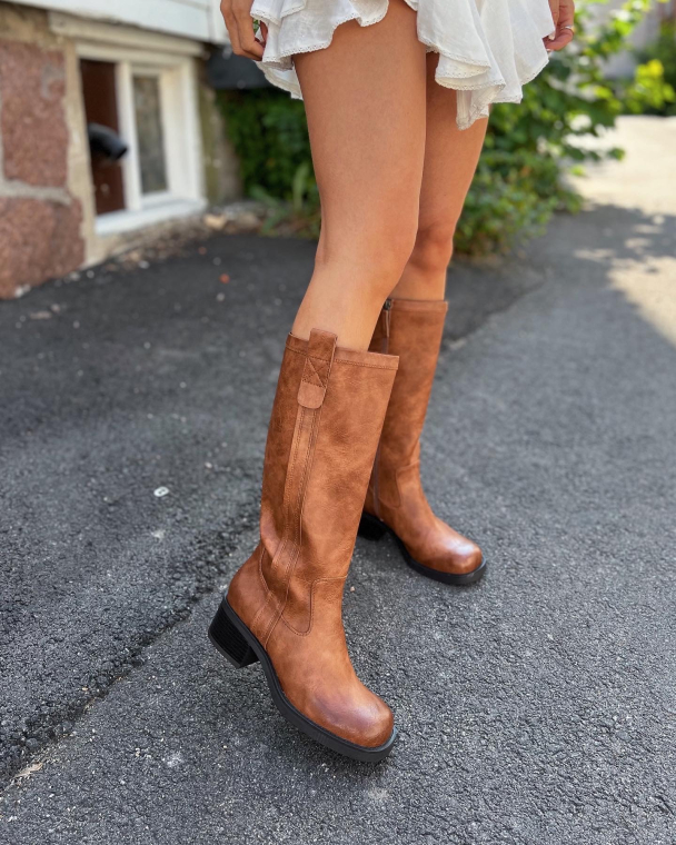 Cognac Boots  - Image 1