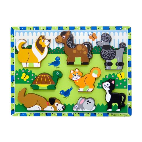 MELISSA & DOUG - PUSLESPILL CHUNKY PETS