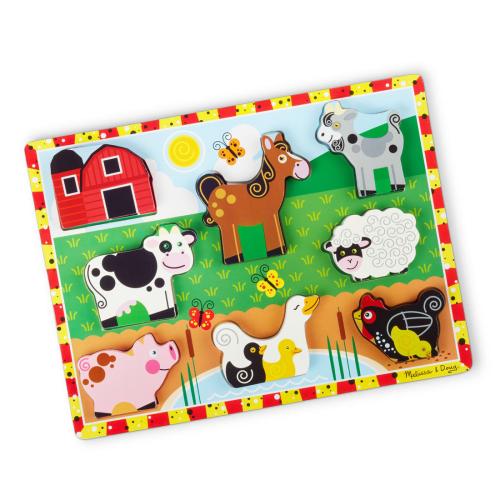 MELISSA & DOUG - PUSLESPILL CHUNKY FARM