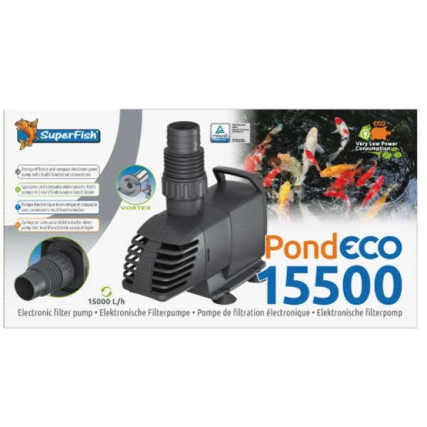 Pond Eco 15500 Filter Pumpe / 130Watt 15.000 l/t