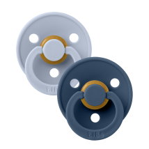 BIBS | Colour 2-pk - Dusty Blue/Steel Blue