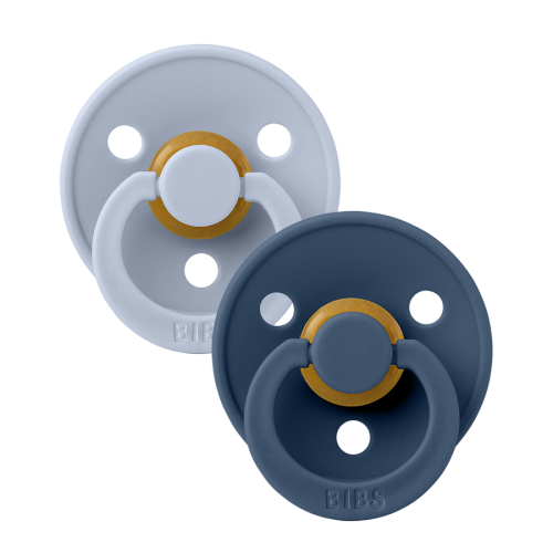 BIBS | Colour 2-pk - Dusty Blue/Steel Blue