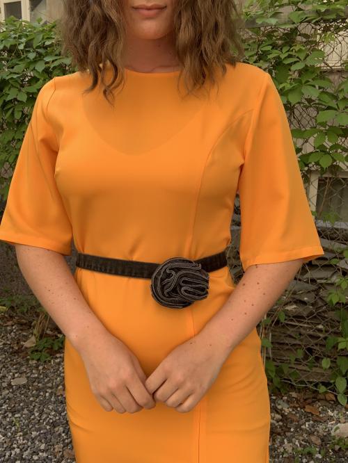 Melba Long Dress Orange