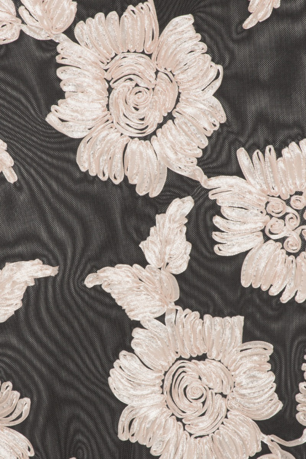 Flower Mesh Midi Skirt - Oyester Mushroom comb - Image 2