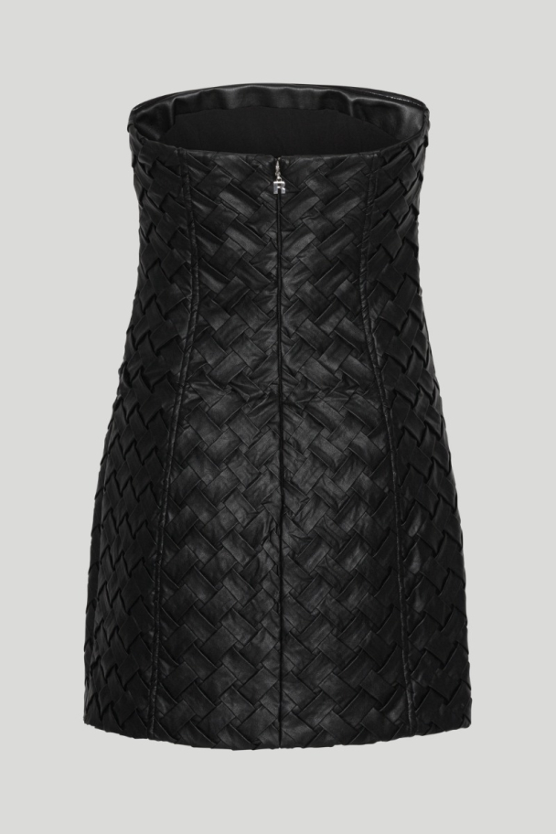 Braided Mini Dress - Black  - Image 2