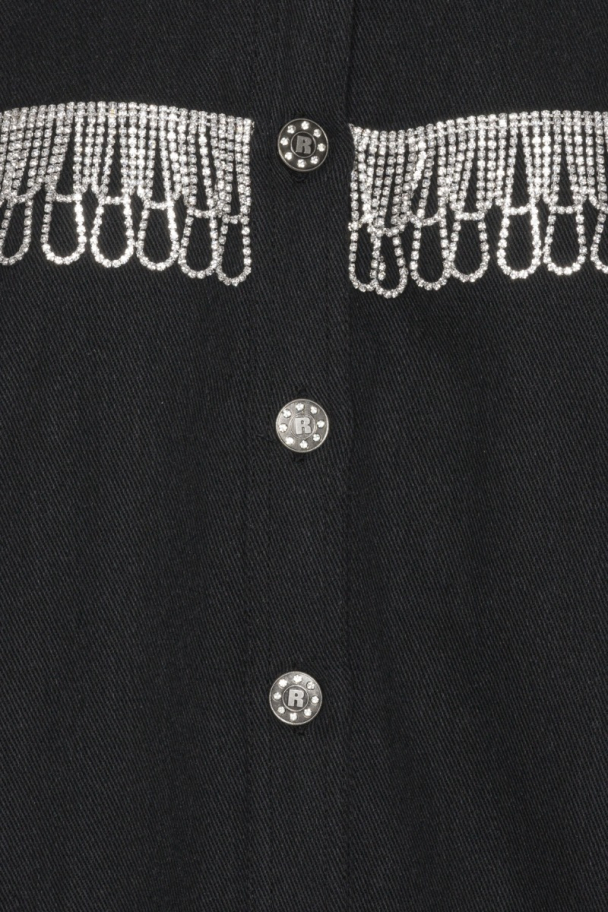 Twill Oversize Shirt - Black  - Image 4