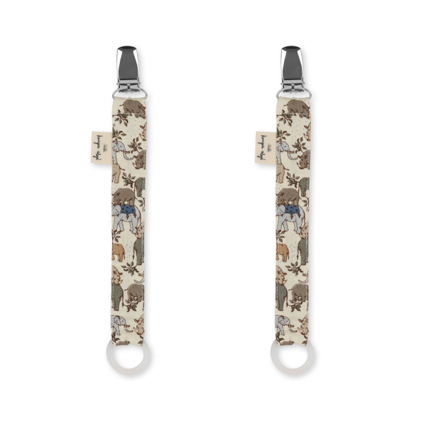 KONGES SLØJD - SMOKKESNOR 2-PK SAFARI - Image 1