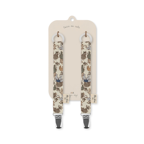 KONGES SLØJD - SMOKKESNOR 2-PK SAFARI - Image 2