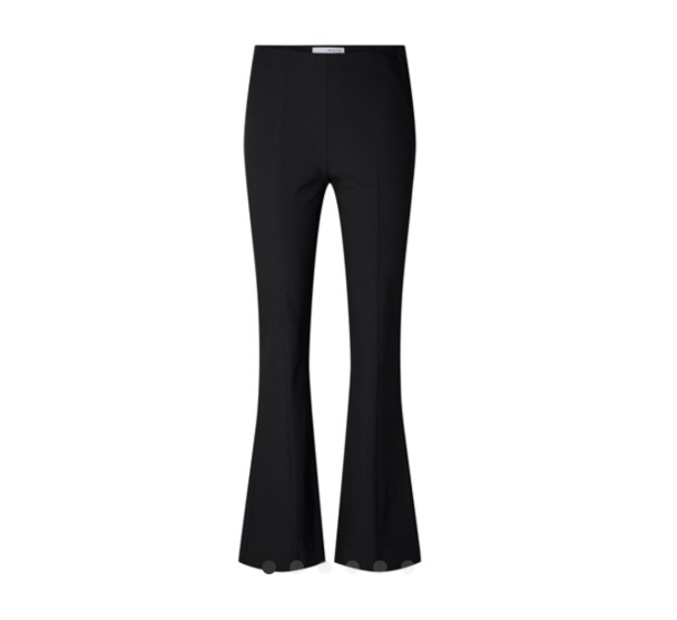Eliana Slim Flared Pants - Black  - Image 2