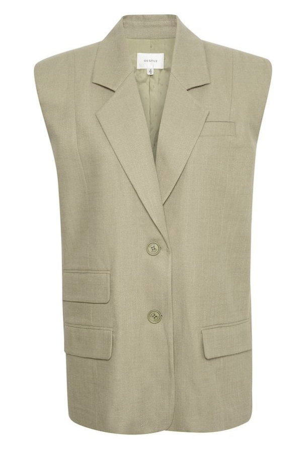 Birly Linen Waistcoast - Mermaid - Image 4