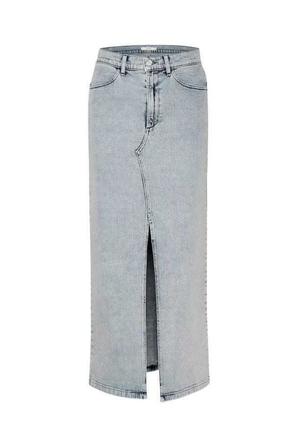 Siw Long Skirt - Light Blue Washed - Image 1