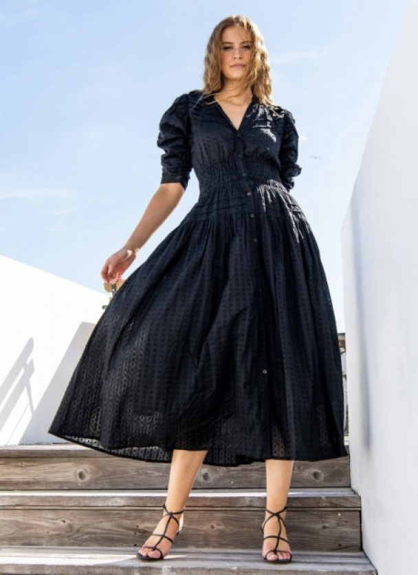 Fabienne Dress - Black - Image 5