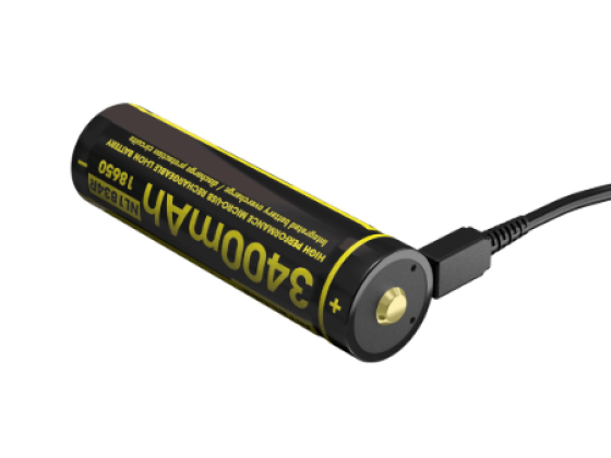 NITECORE NL1834R USB 18650 3400mAh Protec. battery