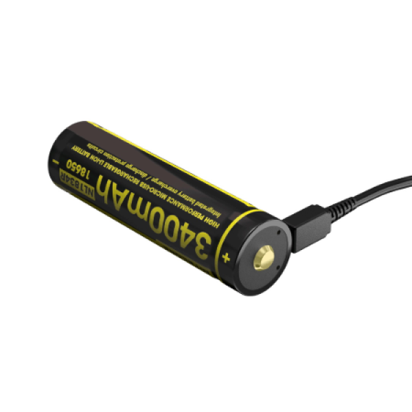 NITECORE NL1834R USB 18650 3400mAh Protec. battery