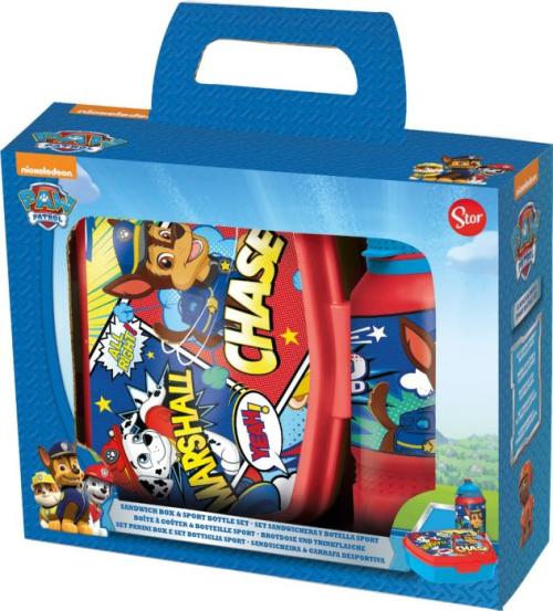 Gavesett Paw Patrol matboks og drikkeflaske 420ml