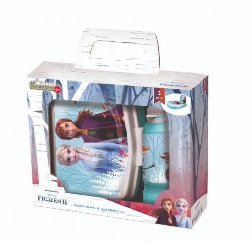 Gavesett Frozen matboks og drikkeflaske 420ml
