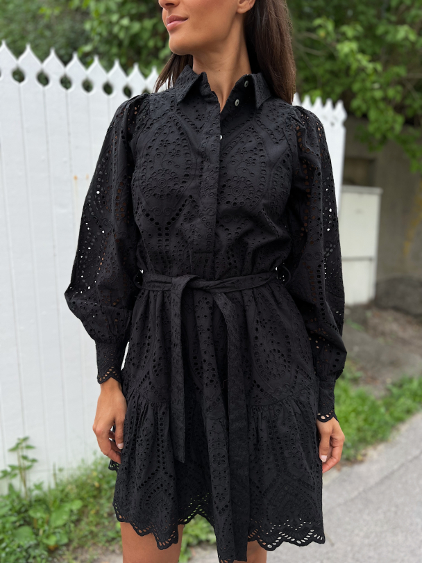 Holi Belt Dress - Black - Image 1