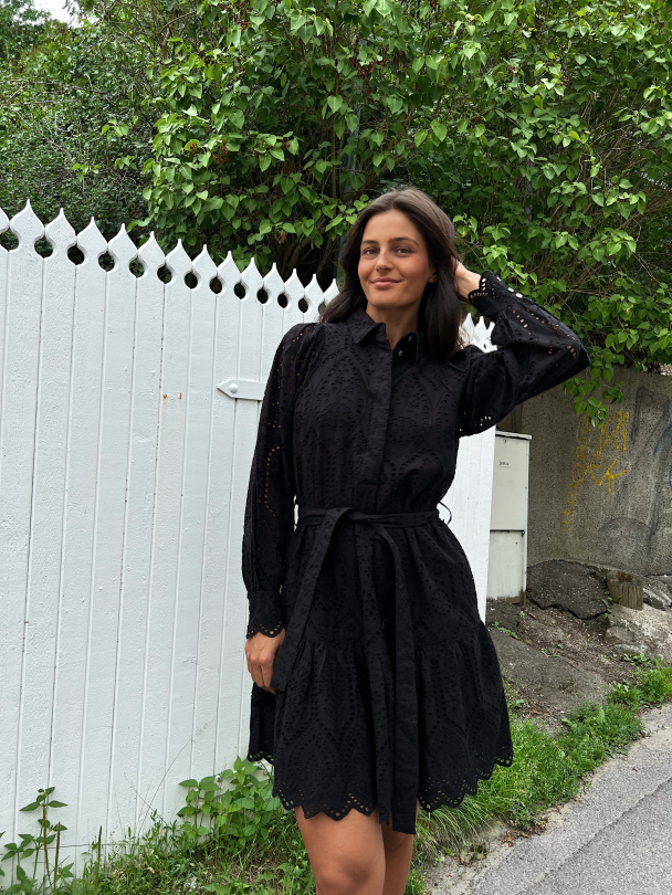 Holi Belt Dress - Black - Image 4