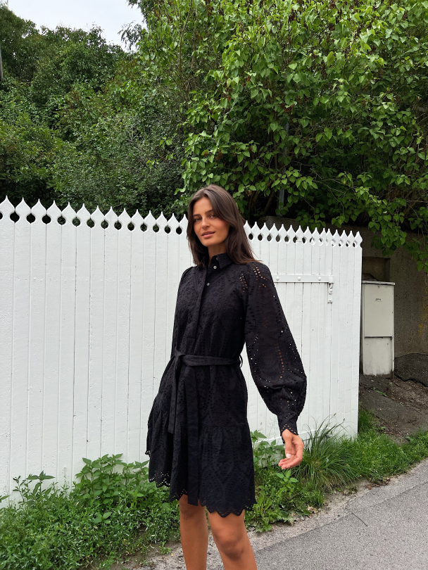 Holi Belt Dress - Black - Image 6