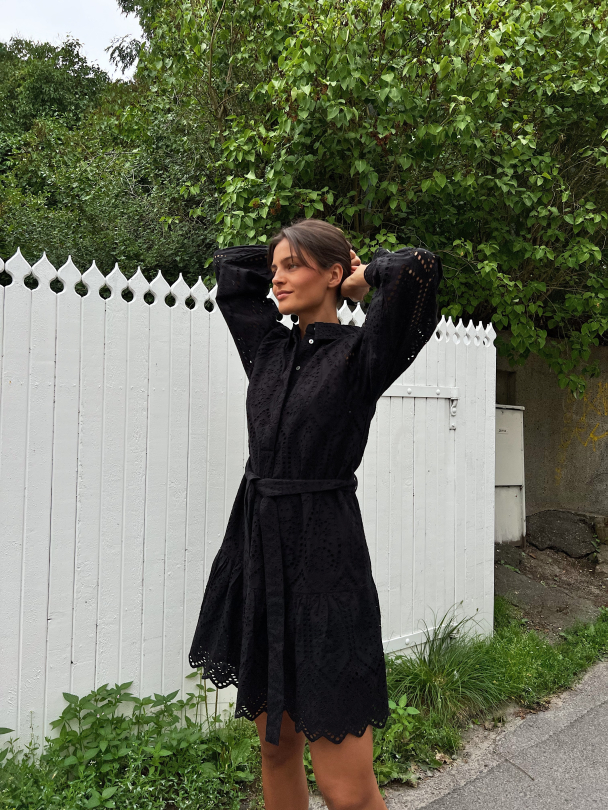 Holi Belt Dress - Black - Image 7