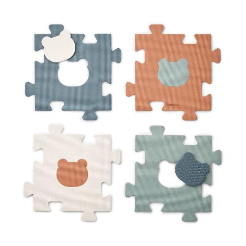 Liewood | Ernesto Floor Mat - Whale Blue Multi Mix