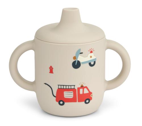 Liewood | Neil Sippy Cup - Emergency Vehicle/Sandy