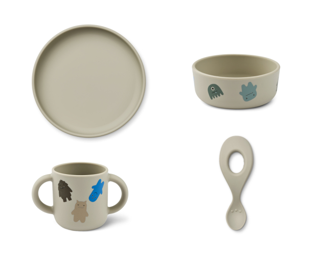 LIEWOOD - VIVI SPISESETT SILIKON MONSTER/MIST - Image 2