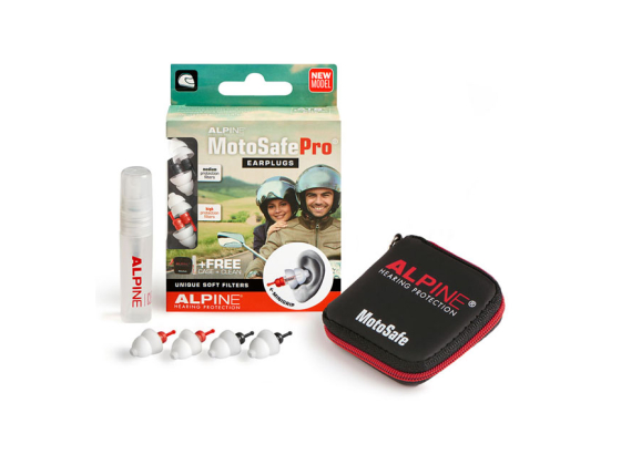 ALPINE MOTOSAFE PRO EARPLUGS WITH MINI GRIP