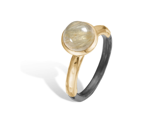 Ring Victoria Rose Rutile 