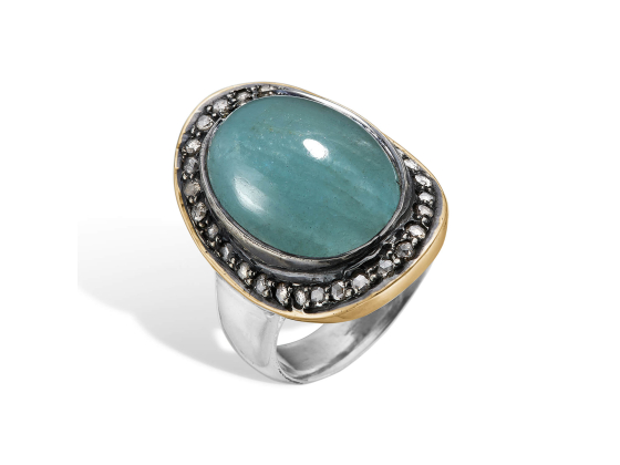 Ring Corso BoHo Aqua