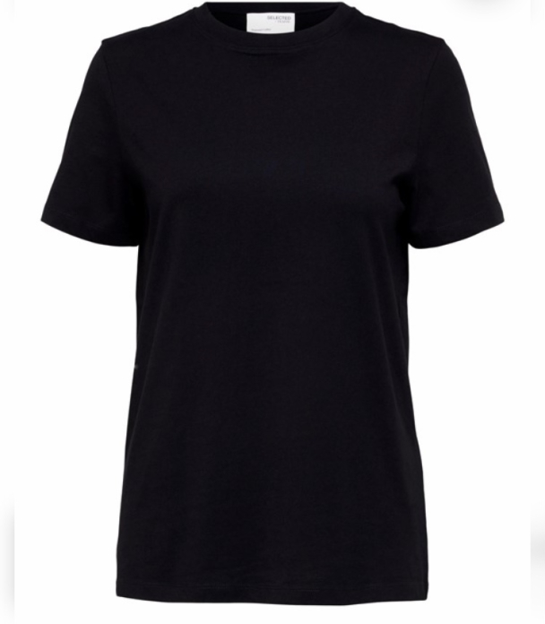 Myessential O-Neck Tee - Black - Image 1