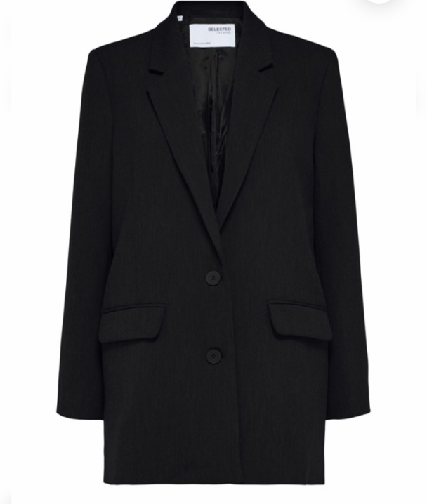 Rita Relaxed Blazer - Black - Image 2