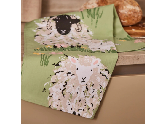 Kjøkkenhåndkle - Woolly Sheep