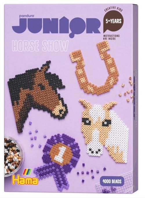 Perlesett Horse Show – 4000 Hama Midi-perler for alle som er glad i hester