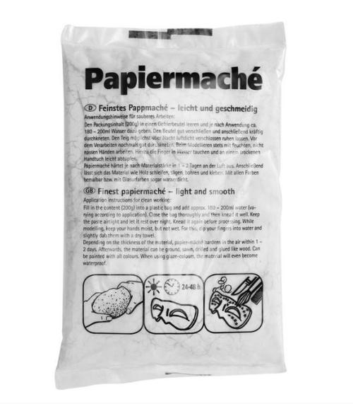 Papier-mache pulver 200 g