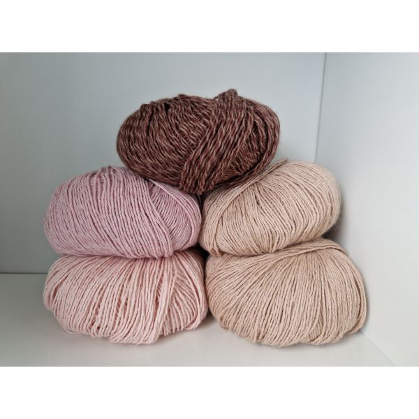 Fargepakke LINEA Rosa/bruntoner