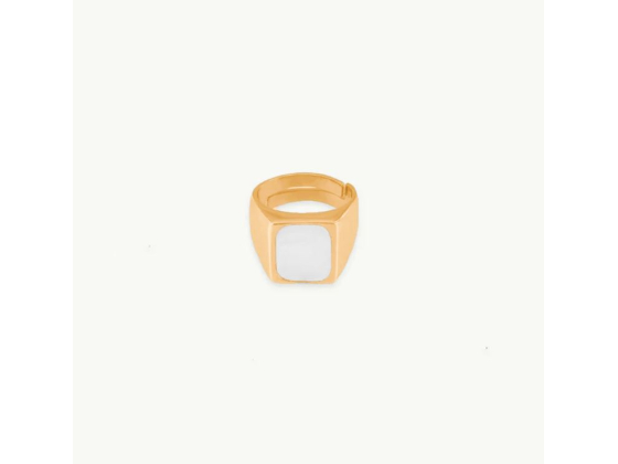 MESH - White Ring (Forgylt)