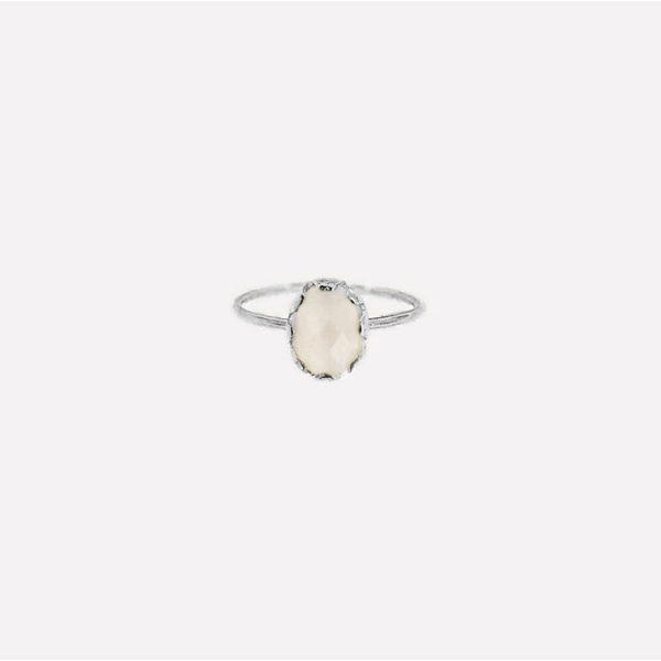 MESH - Stone White Ring (Sølv)