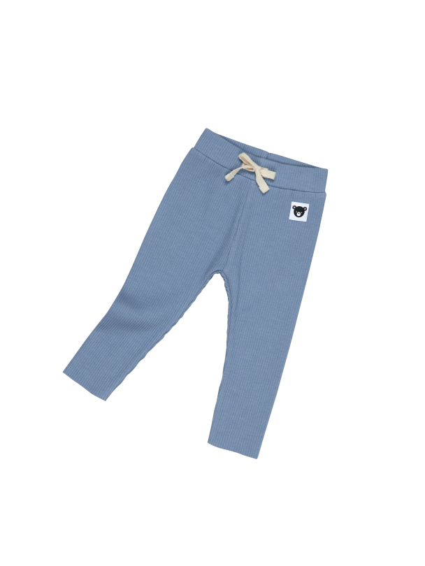 HUXBABY | Rib Leggings - Lake - Image 2