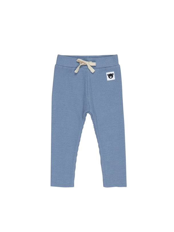 HUXBABY | Rib Leggings - Lake - Image 1