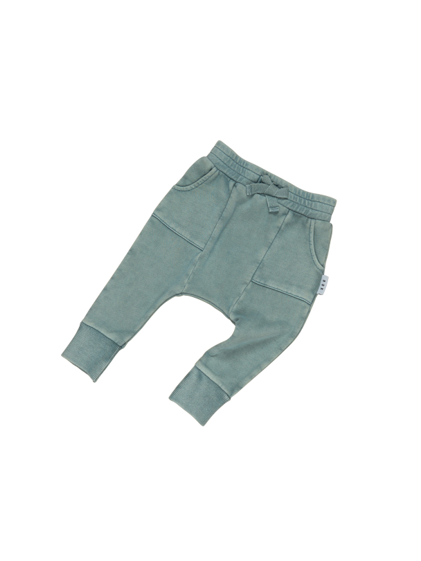 Pocket Drop Crotch Pant - Vintage Slate - Image 2