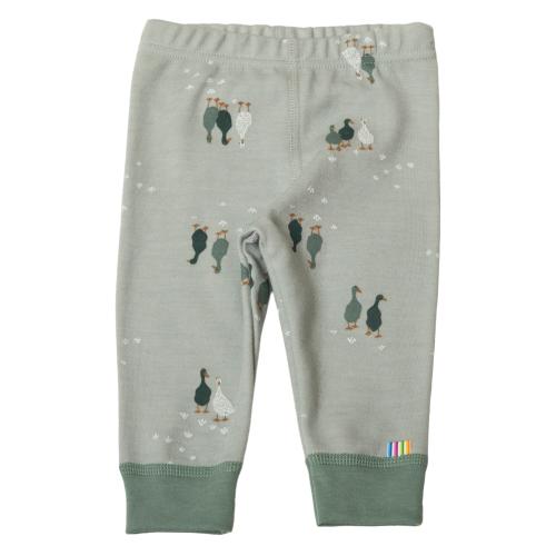 Joha | Leggings Ull/Bomull Goose - Mynte