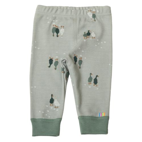 JOHA - LEGGINGS ULL/BOMULL GOOSE MYNTE