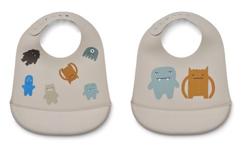 Liewood | Tilda Smekke Silikon 2-pk - Monster/Mist