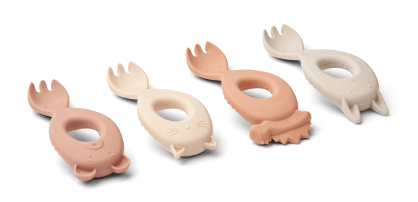 LIEWOOD - LIVA FORK SILIKON 4-PK ROSE MULTI MIX - Image 2