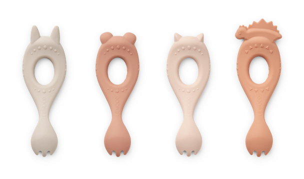 LIEWOOD - LIVA FORK SILIKON 4-PK ROSE MULTI MIX - Image 5