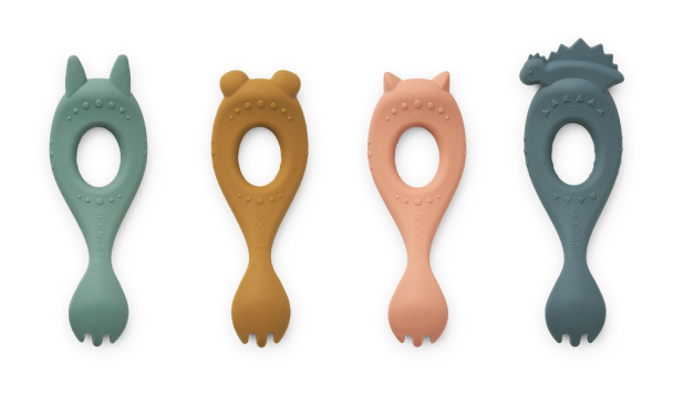 LIEWOOD - LIVA FORK SILIKON 4-PK TUSCANY ROSE MULTI MIX - Image 6