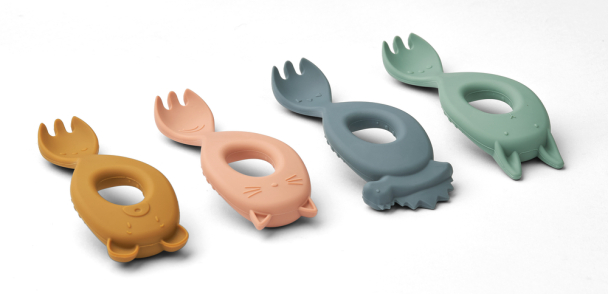 LIEWOOD - LIVA FORK SILIKON 4-PK TUSCANY ROSE MULTI MIX - Image 7