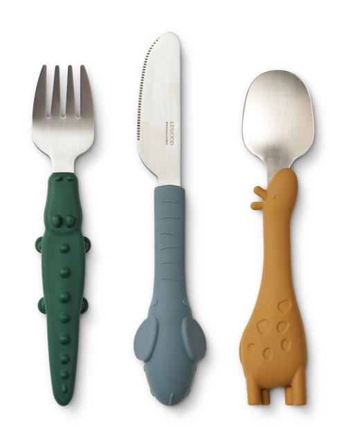 LIEWOOD - TOVE CUTLERY SET GOLDEN CARAMEL MIX